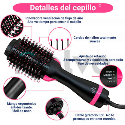 Cepillo Alisador - Anti Frizz