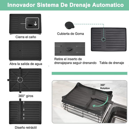 Escurridor De Platos 2 Niveles Secaplatos [Multifuncional]