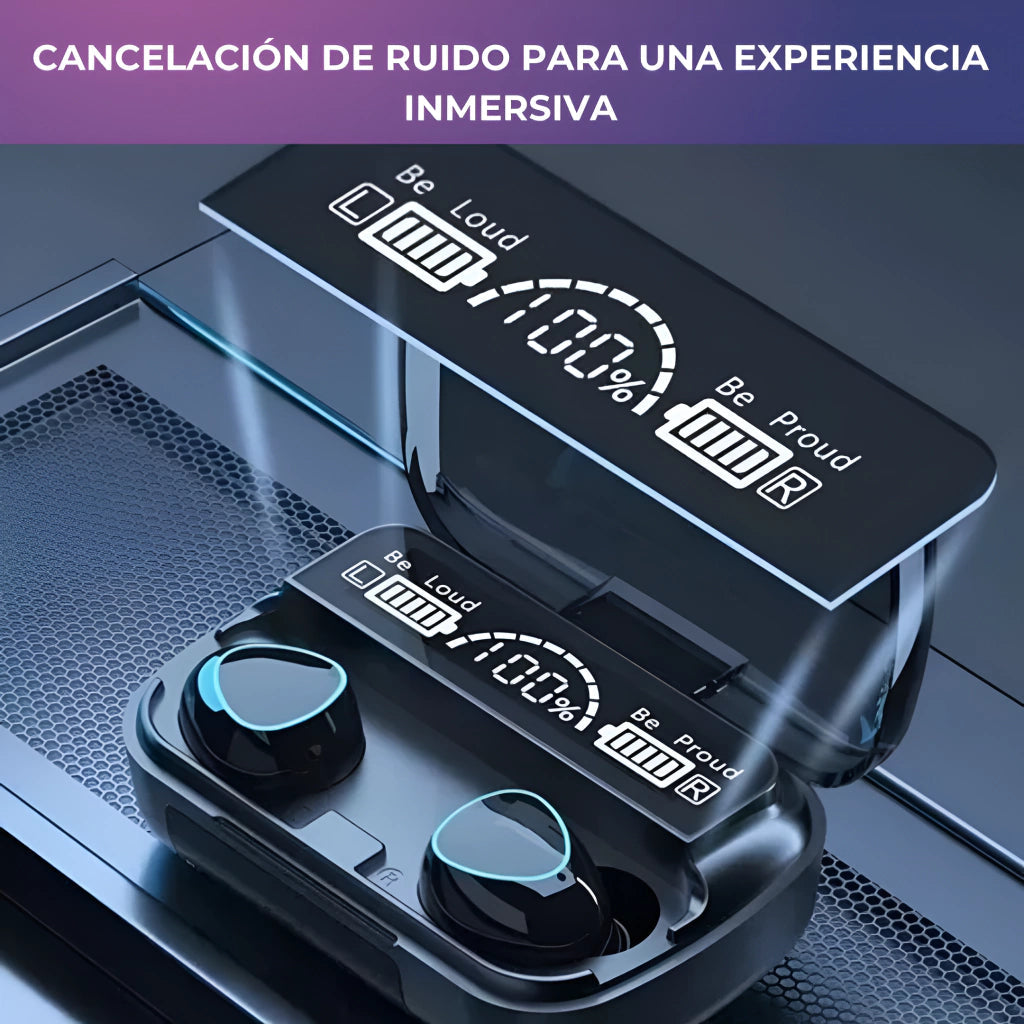 M10 PRO® - AURICULARES INALÁMBRICOS POWER BANK